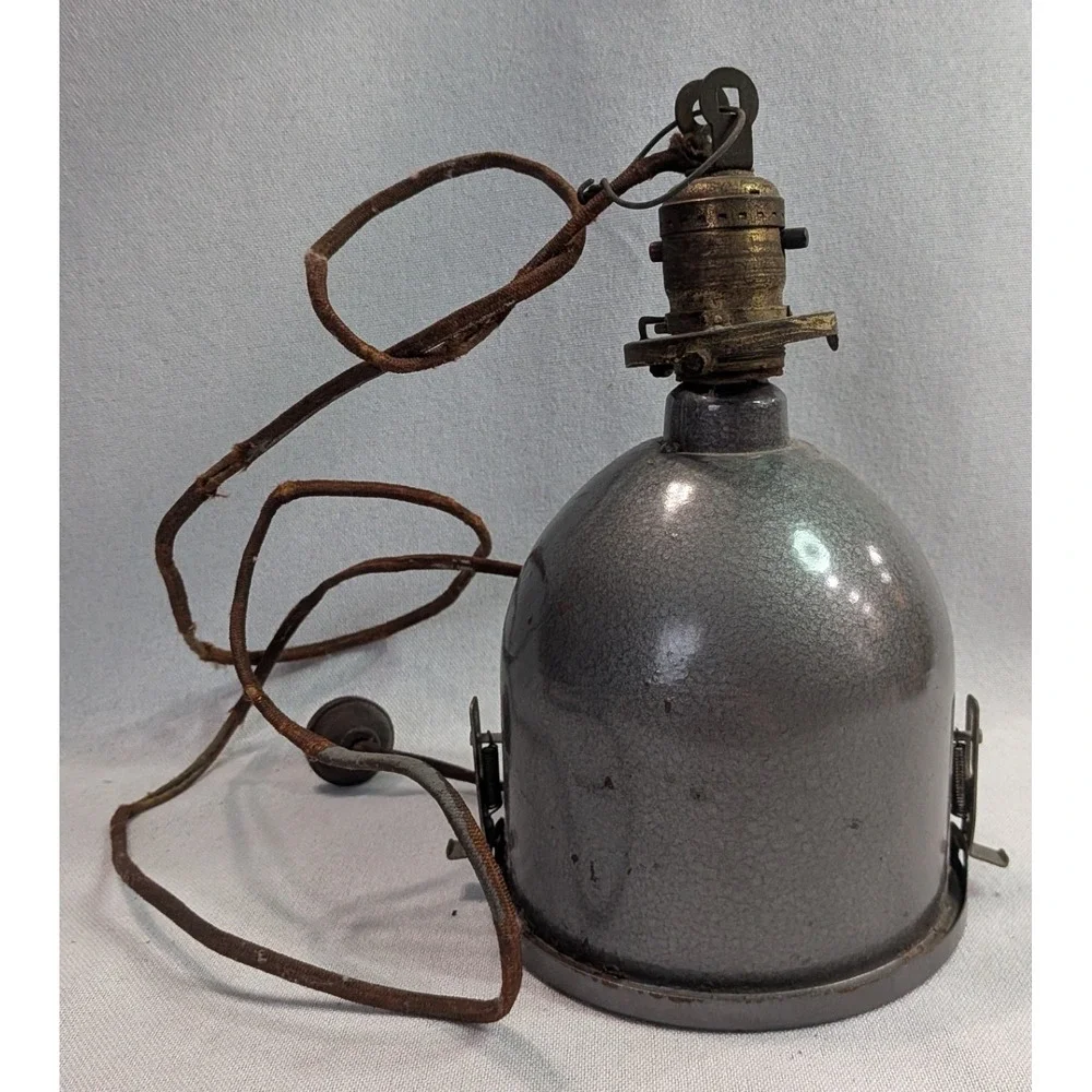 Kodak Wratten Series 0C Darkroom Safelight Vintage Gray Industrial Lamp Fair